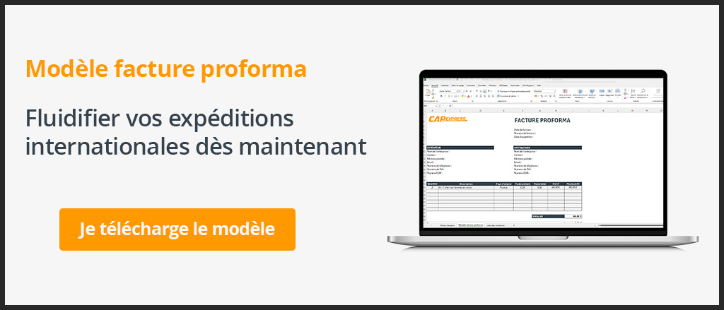 Modèle facture proforma